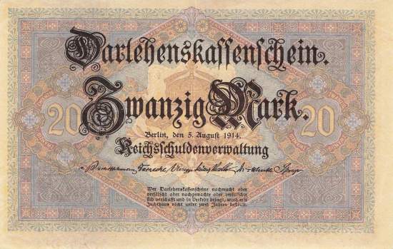 20 Mark Serie D 1914